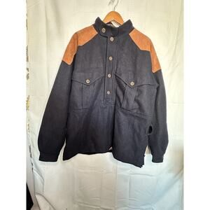 Sondre Norwegian Men's Pullover Wool Blended coat Size Large